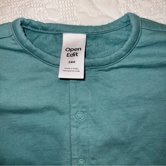 Open Edit Long sleeve Romper Size 24 months New without tag - Picture 2 of 4